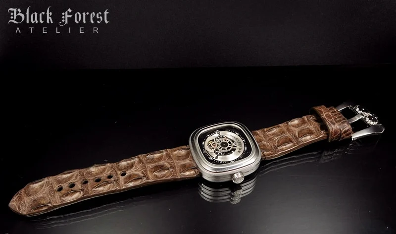 Silver Plated Mechanical Gear Handmade Buckle for Seiko, Panerai, Maranez, Sevenfriday... – image 3