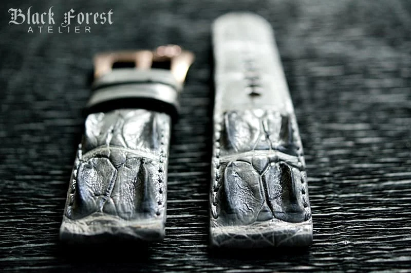 Hornback Crocodile 24mm Padded Strap compatible Panerai Nr09
