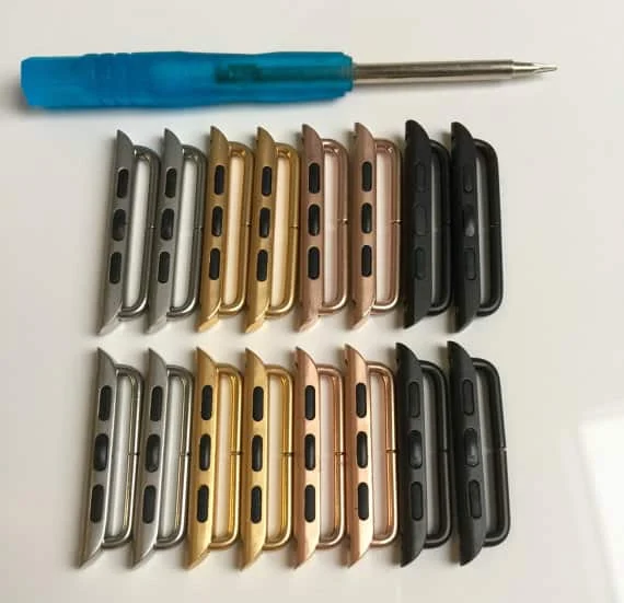 1 Pair Lugs Adapter for Apple Watch (or Apple Watch Sport) 42mm or 38mm