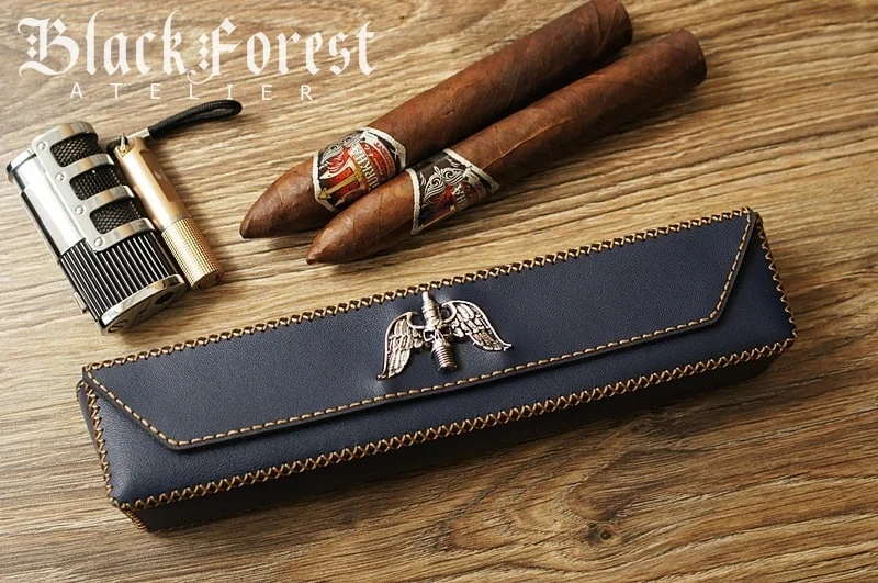 Handmade Cigar Boxes For 2pcs Cigars