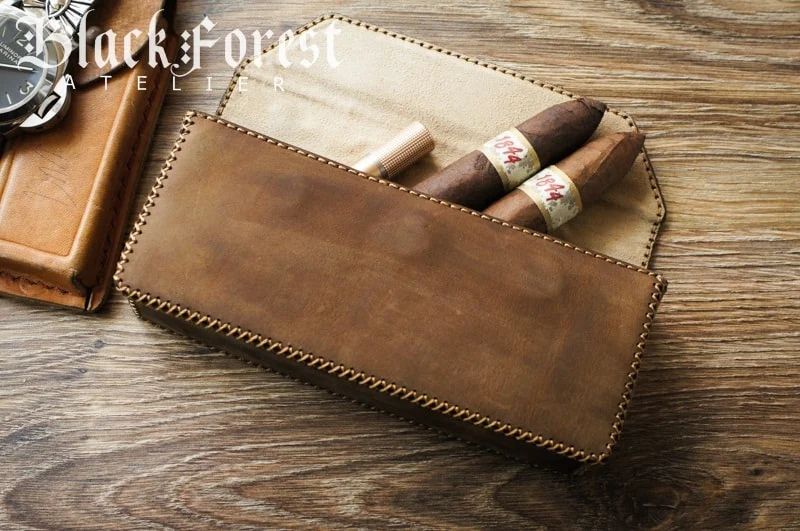 Handmade Cigar Boxes For 4pcs Cigars – image 2