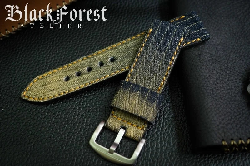 Jean on Leather strap