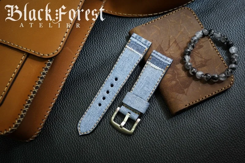 Jean on Leather strap – image 3
