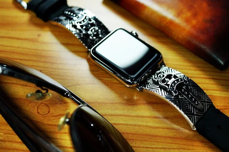 Special Edition Sword Pendants Apple Watch Strap Band (Silver Plated , Yellow Bronze, Pink Bronze ) for Series 123456 SE, 38/40mm or 42/44mm , Panerai, Seiko , Rolex – image 3