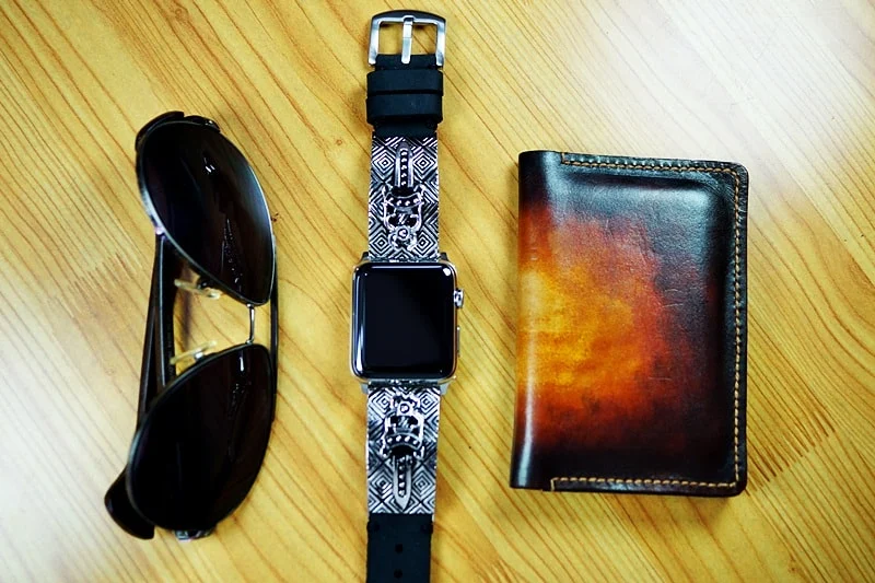 Special Edition Sword Pendants Apple Watch Strap Band (Silver Plated , Yellow Bronze, Pink Bronze ) for Series 123456 SE, 38/40mm or 42/44mm , Panerai, Seiko , Rolex – image 4