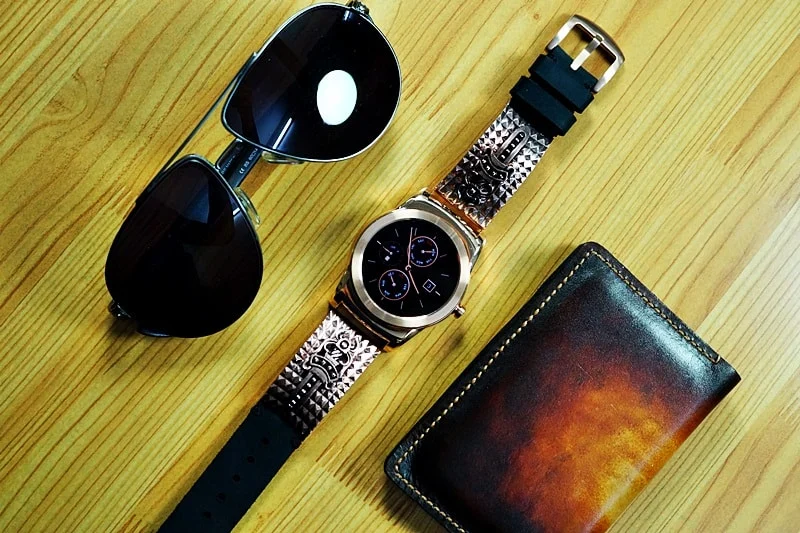 Sword on Spike Pendants Apple Watch Strap Band (Silver Plated , Yellow Bronze, Pink Bronze ) for Series 123456 SE, 38/40mm or 42/44mm , Panerai, Seiko , Rolex