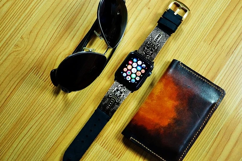 Special Edition Sword Pendants Apple Watch Strap Band (Silver Plated , Yellow Bronze, Pink Bronze ) for Series 123456 SE, 38/40mm or 42/44mm , Panerai, Seiko , Rolex – image 5