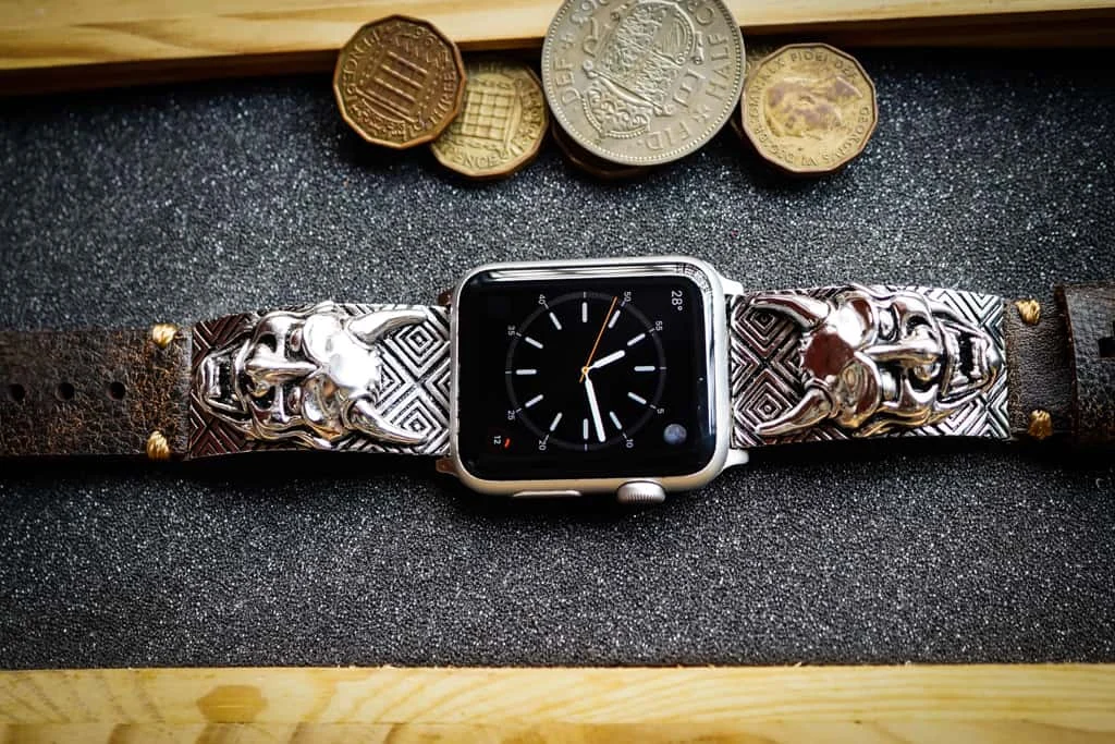 Hanya Silver Plated 925 Pendants Strap ( 2pieces) for Panerai or Apple Watch 123456 SE. – image 3