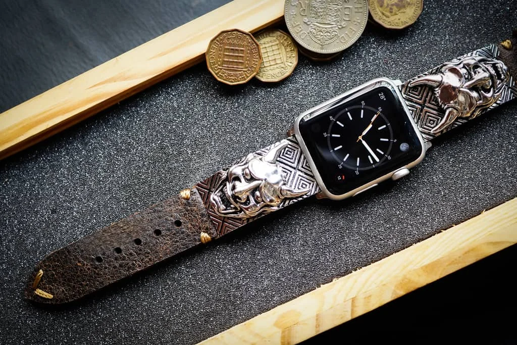 Hanya Silver Plated 925 Pendants Strap ( 2pieces) for Panerai or Apple Watch 123456 SE. – image 4