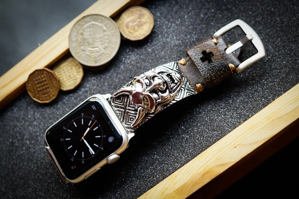 Hanya Silver Plated 925 Pendants Strap ( 2pieces) for Panerai or Apple Watch 123456 SE. – image 6