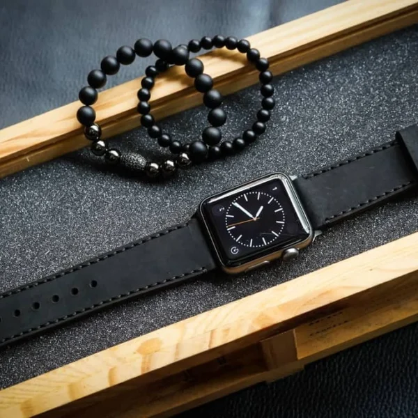 AWBF018-D123 handgefertigt Vintage Leder Uhrenarmband für Apple Watch Serie 1,2,3,4,5,6,7,8,Ultra,SE Uhrenarmband Band