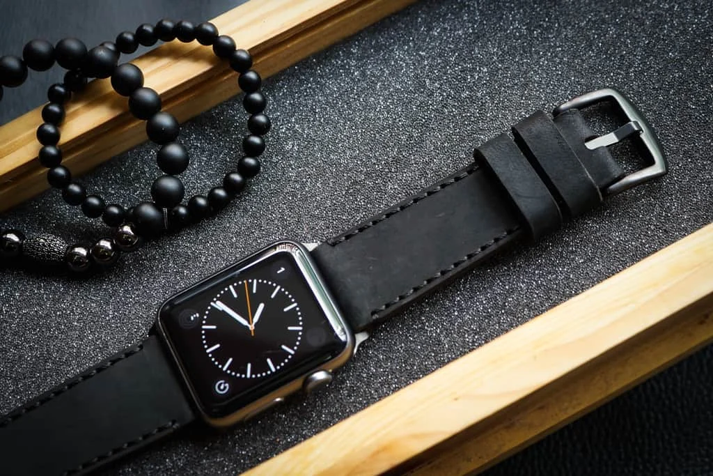 AWBF018-D123 handgefertigt Vintage Leder Uhrenarmband für Apple Watch Serie 1,2,3,4,5,6,7,8,Ultra,SE Uhrenarmband Band – Bild 2