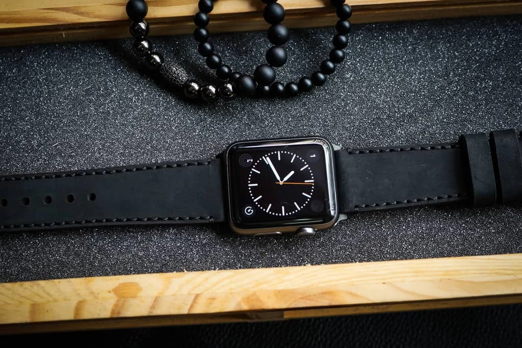 AWBF018-D123 handgefertigt Vintage Leder Uhrenarmband für Apple Watch Serie 1,2,3,4,5,6,7,8,Ultra,SE Uhrenarmband Band – Bild 3