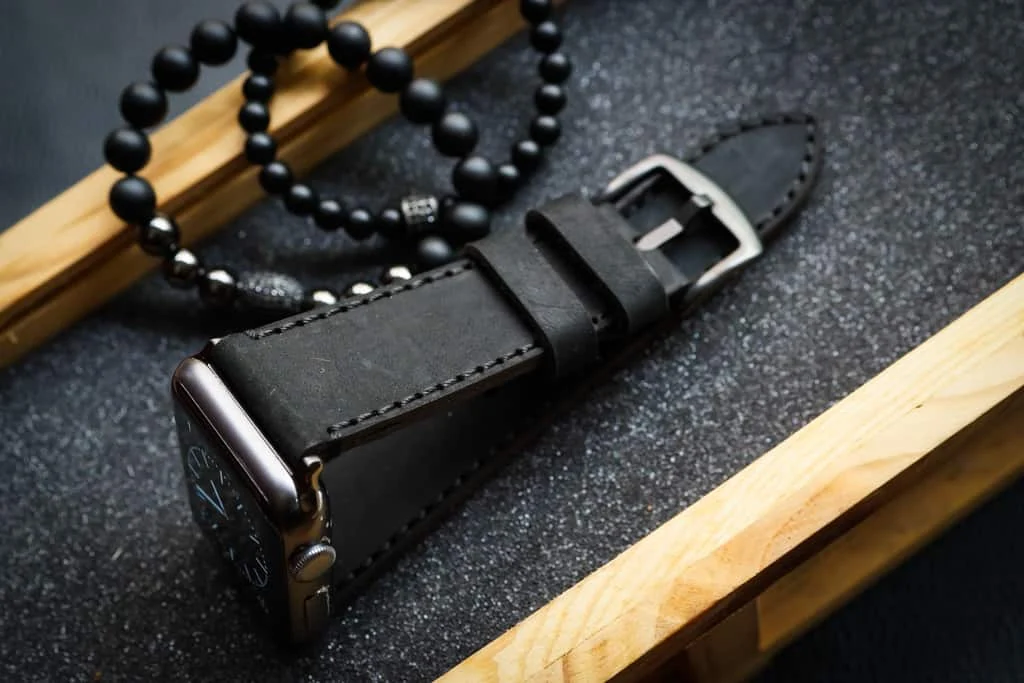AWBF018-D123 handgefertigt Vintage Leder Uhrenarmband für Apple Watch Serie 1,2,3,4,5,6,7,8,Ultra,SE Uhrenarmband Band – Bild 6
