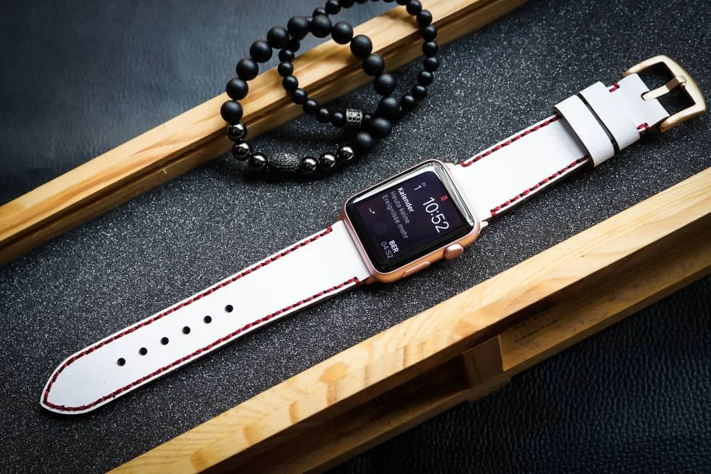AWBF018-D91 handgefertigt Vintage Leder Uhrenarmband für Apple Watch Serie 1,2,3,4,5,6,7,8,Ultra,SE Uhrenarmband Band