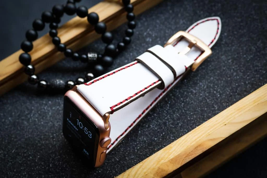 AWBF018-D91 handgefertigt Vintage Leder Uhrenarmband für Apple Watch Serie 1,2,3,4,5,6,7,8,Ultra,SE Uhrenarmband Band – Bild 6