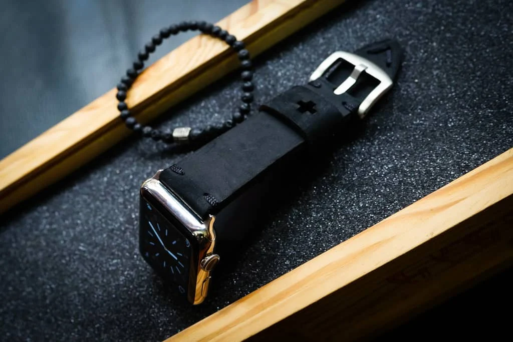 AWBF20-D123 handgefertigt Vintage Leder Uhrenarmband für Apple Watch Serie 1,2,3,4,5,6,7,8,Ultra,SE Uhrenarmband Band – Bild 6