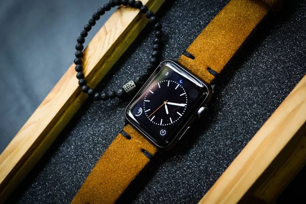 AWBF25-DLV handgefertigt Vintage Leder Uhrenarmband für Apple Watch Serie 1,2,3,4,5,6,7,8,Ultra,SE Uhrenarmband Band – Bild 6
