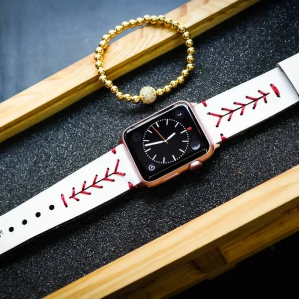 AWBF89-D91 handgefertigt Vintage Leder Uhrenarmband für Apple Watch Serie 1,2,3,4,5,6,7,8,Ultra,SE Uhrenarmband Band