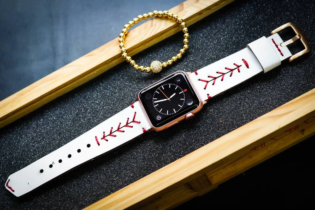 AWBF89-D91 handgefertigt Vintage Leder Uhrenarmband für Apple Watch Serie 1,2,3,4,5,6,7,8,Ultra,SE Uhrenarmband Band