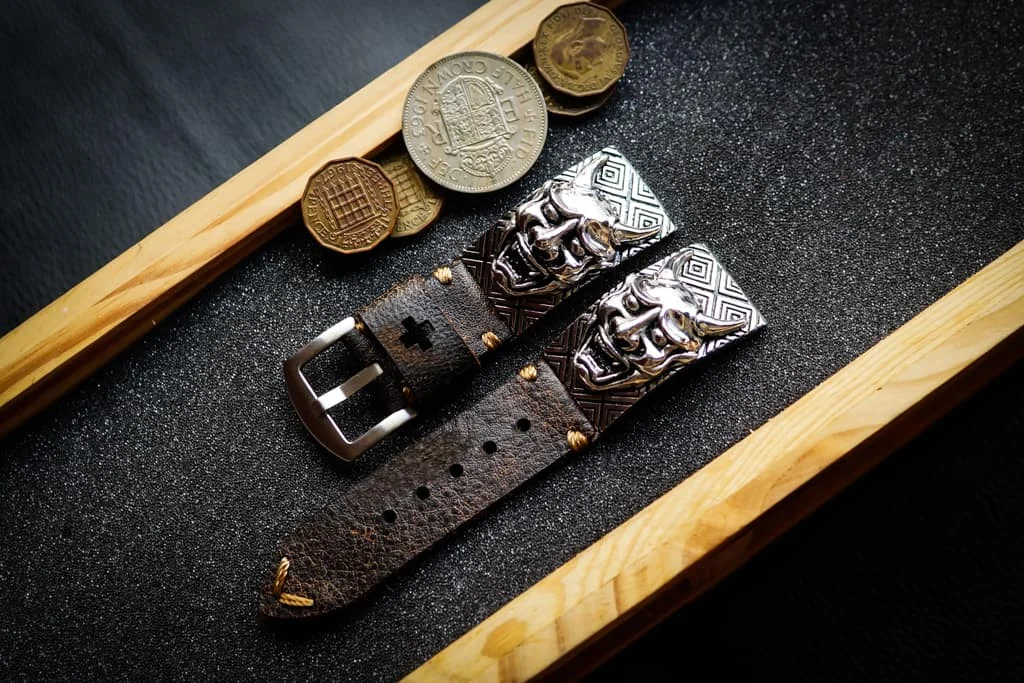Hanya Sterling Silver 925 Pendants Strap ( 2pieces) for Panerai or Apple Watch 123456 SE . – image 2