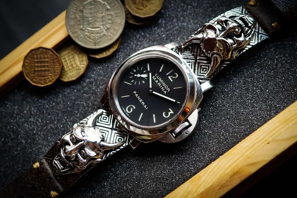Hanya Sterling Silver 925 Pendants Strap ( 2pieces) for Panerai or Apple Watch 123456 SE . – image 4