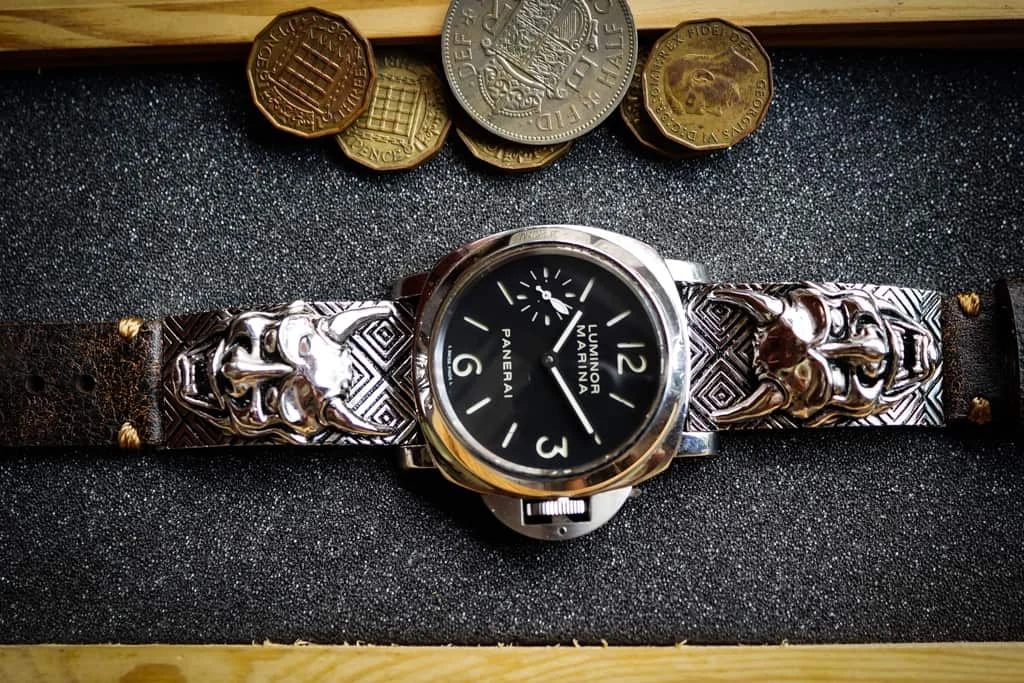 Hanya Sterling Silver 925 Pendants Strap ( 2pieces) for Panerai or Apple Watch 123456 SE . – image 6