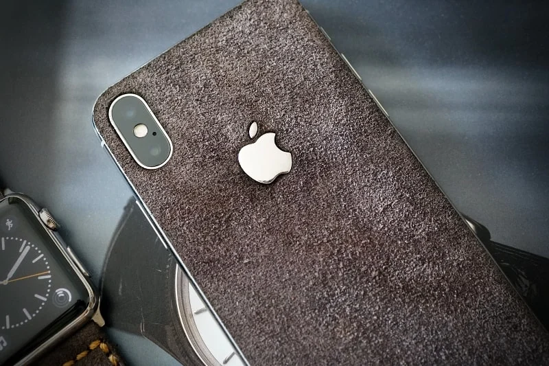 Combo Strap for Apple Wach 1234 + iPhone X,Xs,Xs Max DLX Genuine Calf skin case – image 4