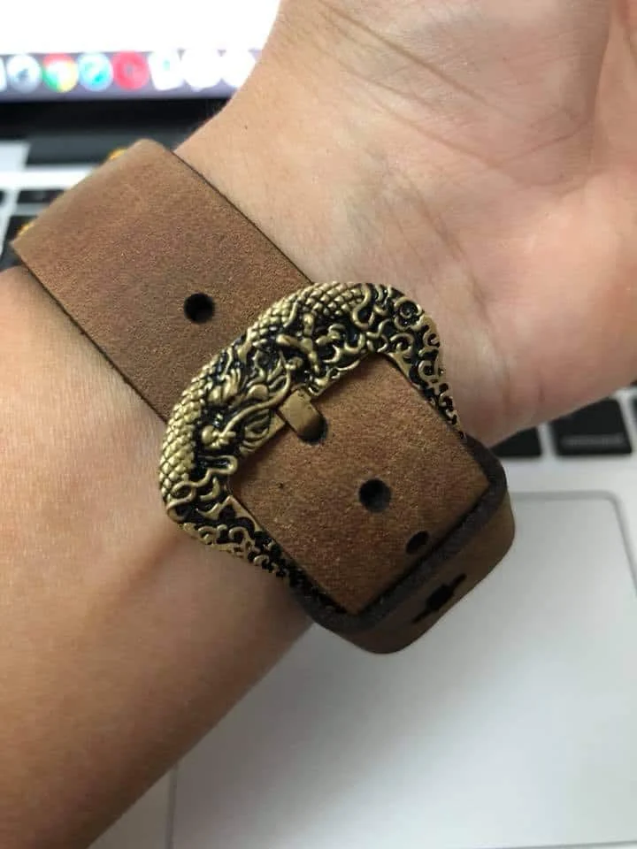 Dragon III Yellow Bronze Buckle for Seiko, Panerai, Maranez, Sevenfriday – image 3