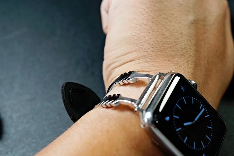 The Arrow Sterling Silver 925 Pendants Strap ( 2pieces) for Panerai or Apple Watch 1 2 3 4 5 6 SE. – image 6