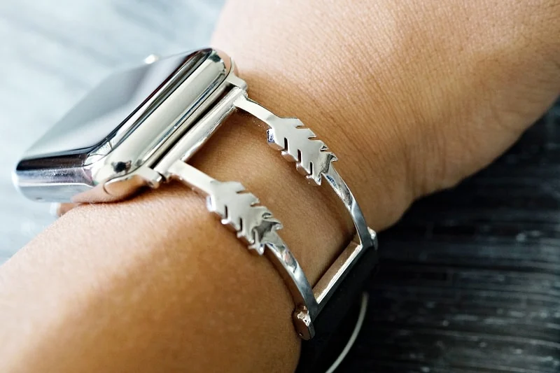 The Arrow Sterling Silver 925 Pendants Strap ( 2pieces) for Panerai or Apple Watch 1 2 3 4 5 6 SE. – image 5