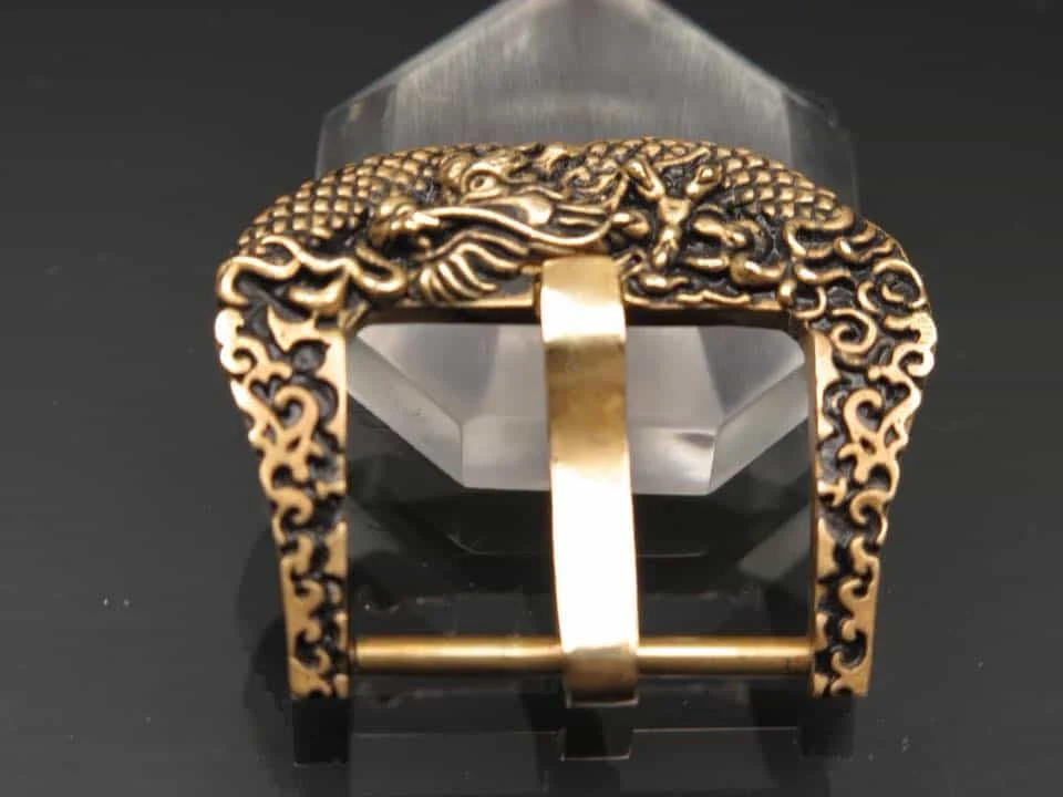 Dragon III Yellow Bronze Buckle for Seiko, Panerai, Maranez, Sevenfriday – image 4