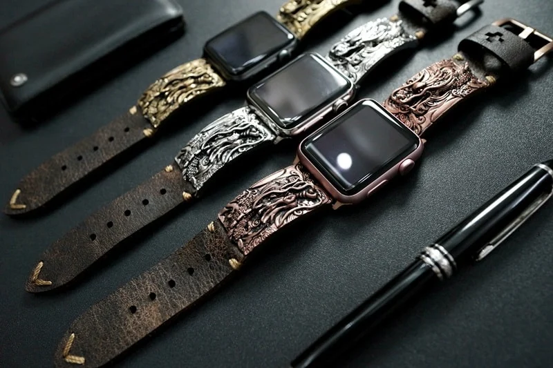 Dragon Special Edition Bracelet Sterling Silver 925 Pendants Apple Watch Strap Band ( 2pieces) for Panerai or Apple Watch Series 1,2,3,4,5,6,7,8, SE, Ultra – image 5